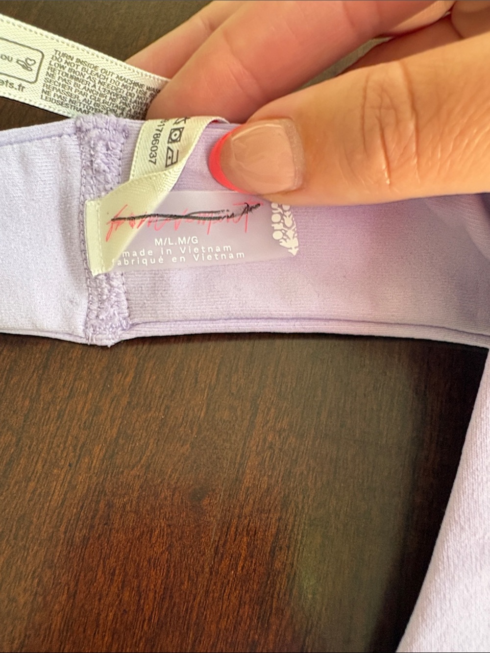 FP Movement by Free People Lavender Halter Sports Bra - Picture 2 of 3